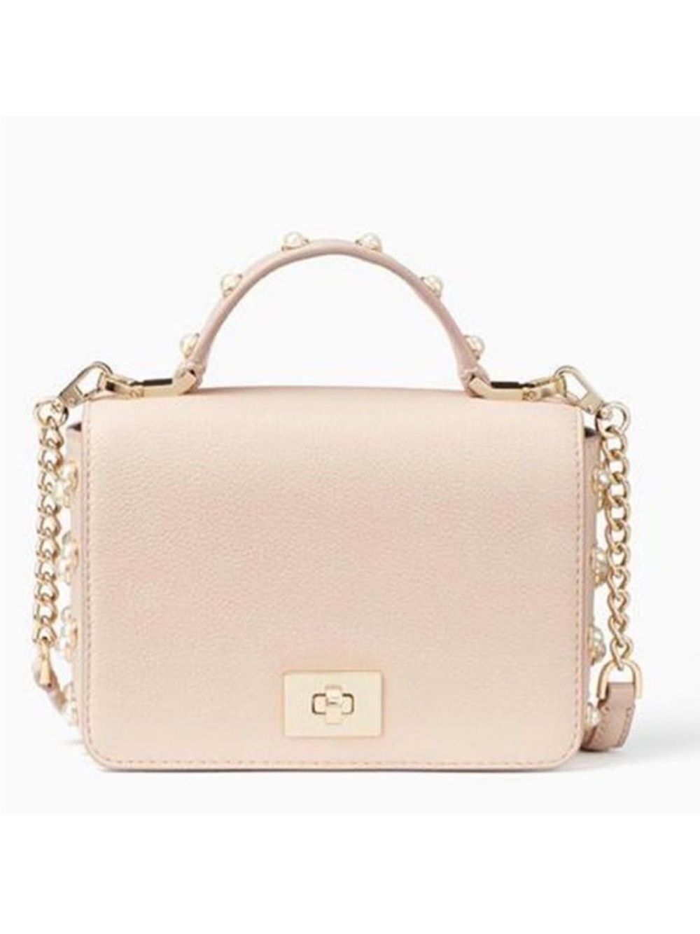 kate spade Maisie Serrano Place Pearl Warm Beige Mini Crossbody Purse Bag